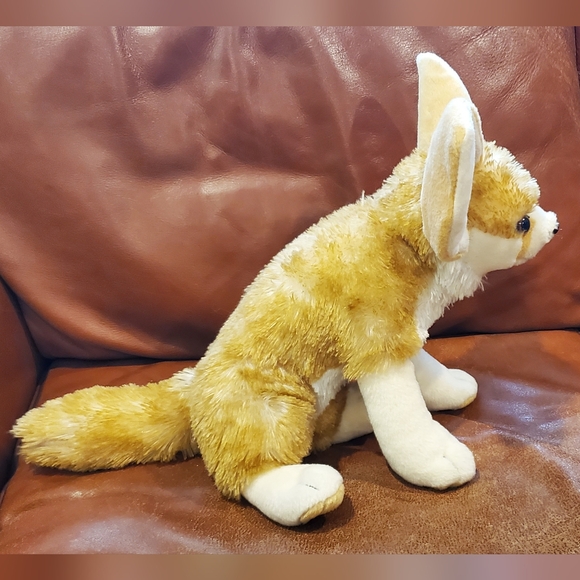 12 inch Wild Republic Tan Fennec Fox Stuffed Animal Plush Toy No Paper Tags - Picture 4 of 10
